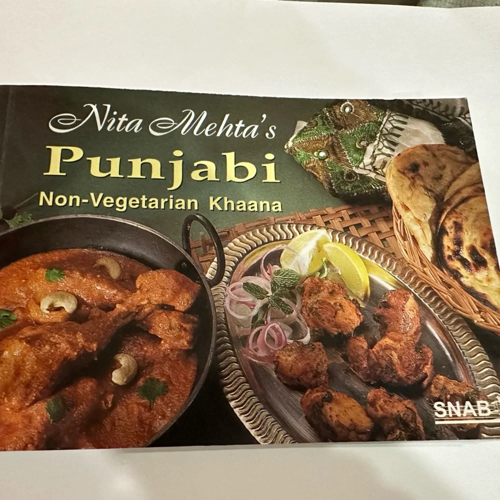 Nita Mehta's Punjabi Non-Vegetarian Khanna Cookbook in English Preowned